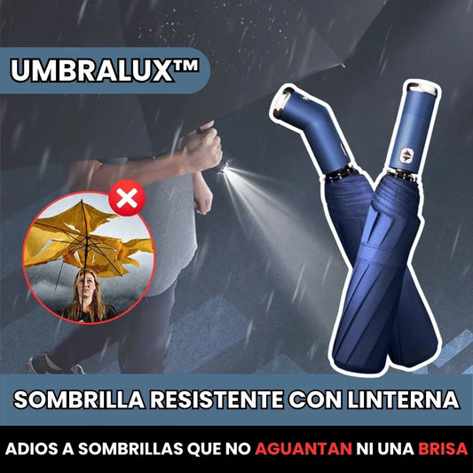 UmbraLux™ - Sombrilla con Linterna