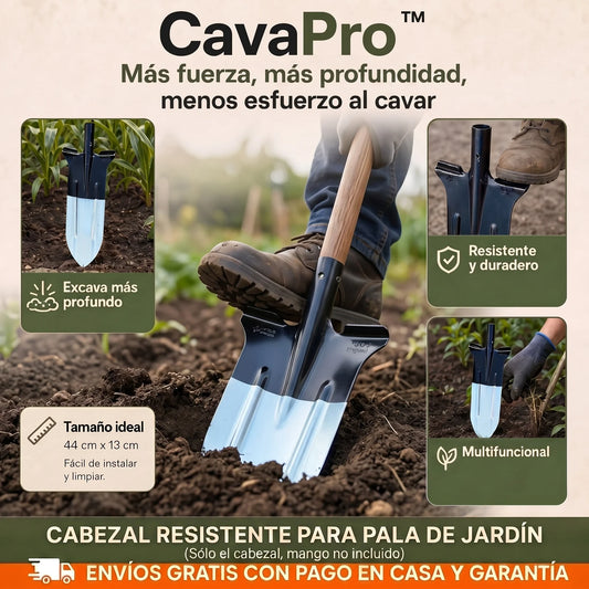 CavaPro™ – Cabezal de Pala de Excavación para Jardín