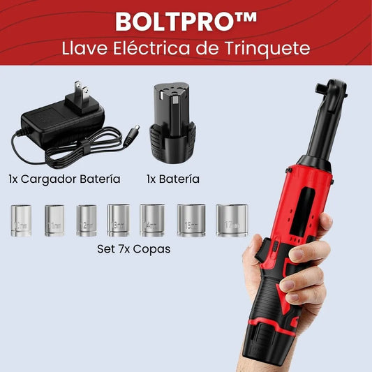 BoltPro™ - Llave Eléctrica de Trinquete