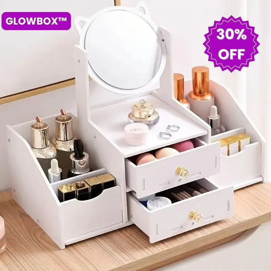GlowBox™ - Minitocador Organizador Maquillaje