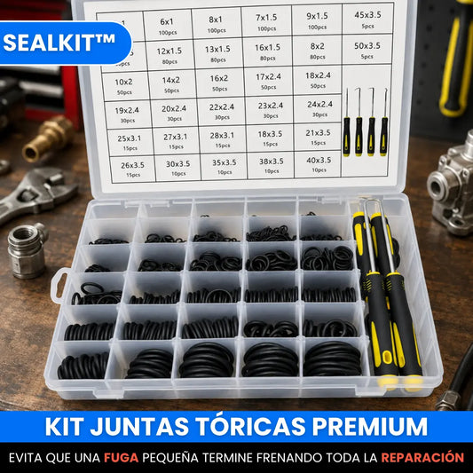 SealKit™ – Kit de Juntas Tóricas y Ganchos Extractores