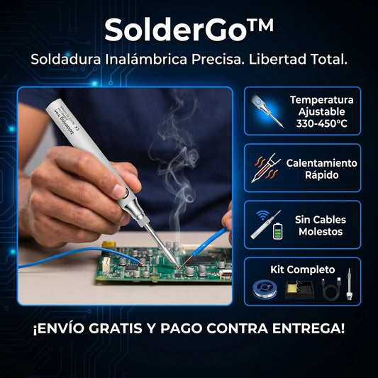 SolderGo™ – Cautín Portátil Inalámbrico
