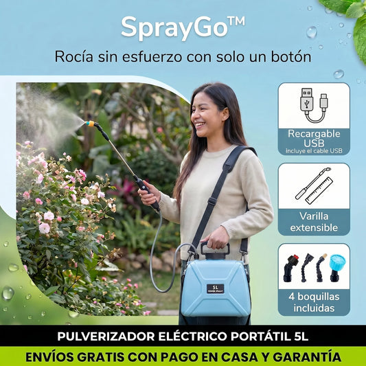 SprayGo™ – Pulverizador Eléctrico Recargable