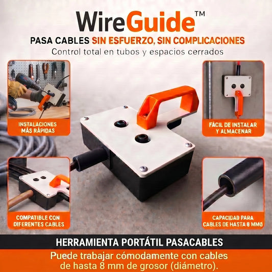 WireGuide™ – Guía Pasacables Profesional