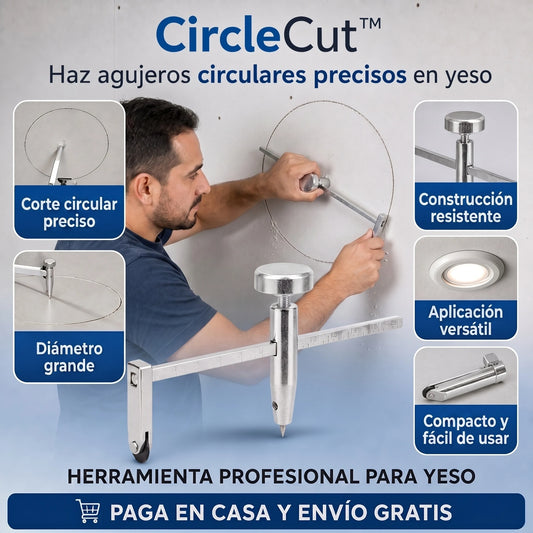 CircleCut™ – Cortador Circular para Paneles de Yeso