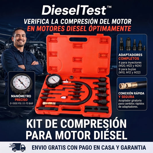 DieselTest™ - Compresimetro para Motores Diesel