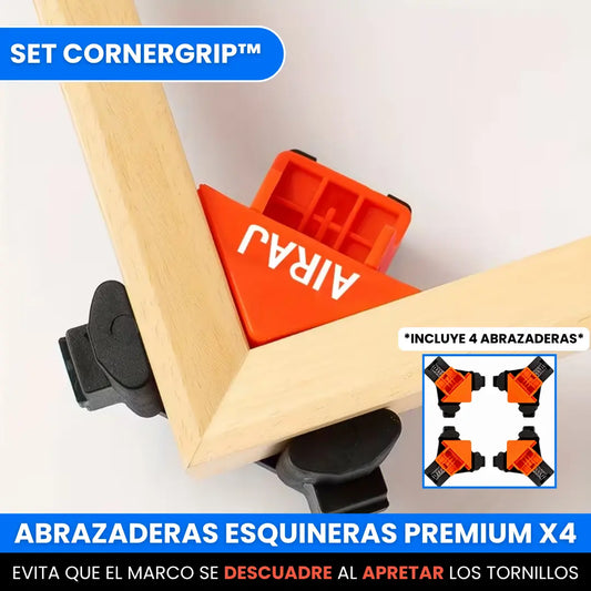 Set CornerGrip™ – Abrazaderas Esquineras 90°