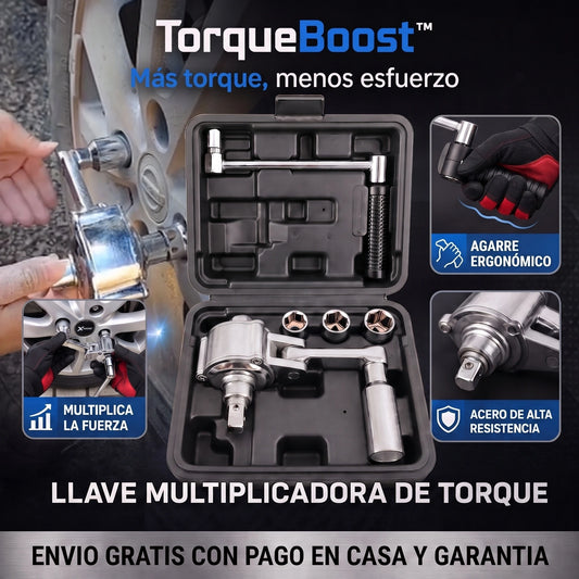 TorqueBoost™ – Llave Multiplicadora de Torque