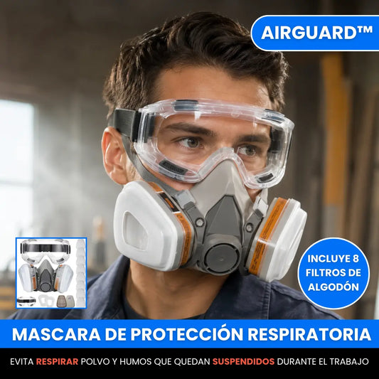 AirGuard™ – Máscara Respiratoria de Doble Filtración