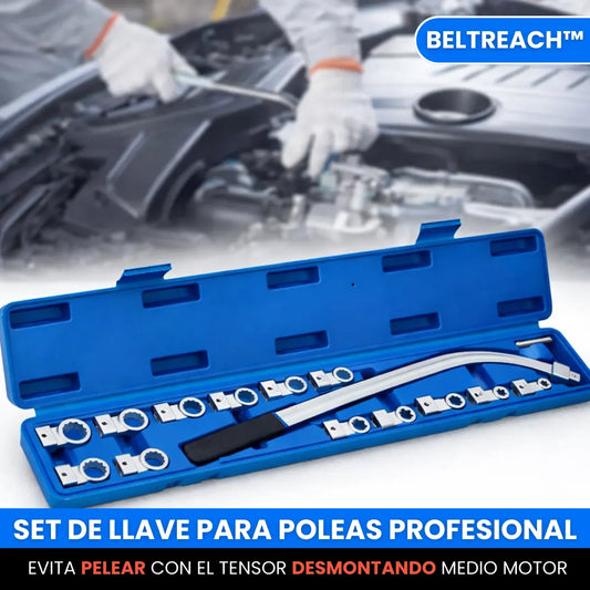 BeltReach™ - Set de Llave para Poleas Profesional