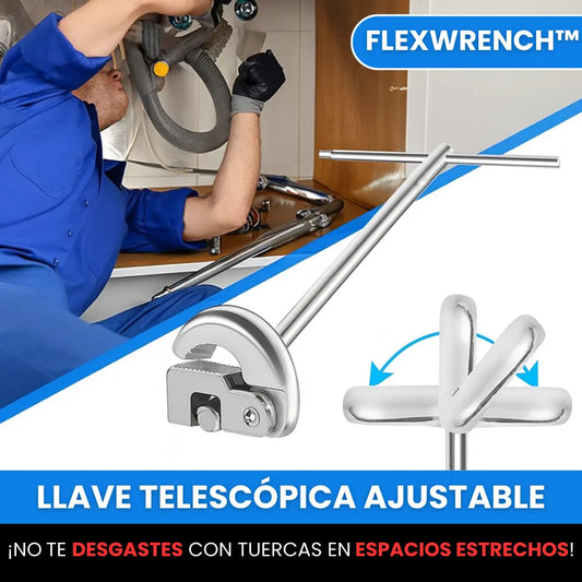 FlexWrench™ - Llave Telescópica Ajustable
