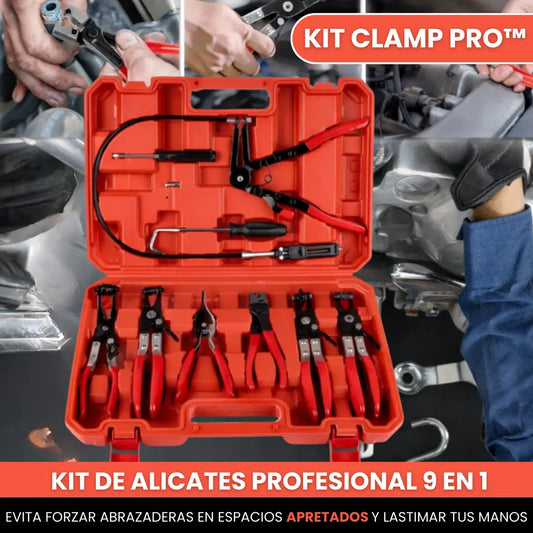 Kit Clamp Pro™ - KIT DE ALICATES PROFESIONAL 9 EN 1