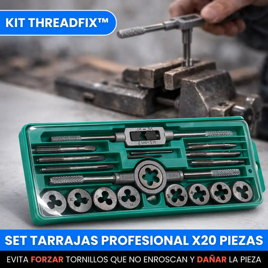 Kit ThreadFix™- Set Tarrajas Machuelos Profesional x20 Piezas