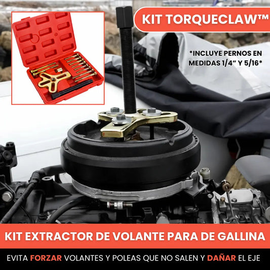 Kit TorqueClaw™ - Kit Extractor de Volante Pata de Gallina