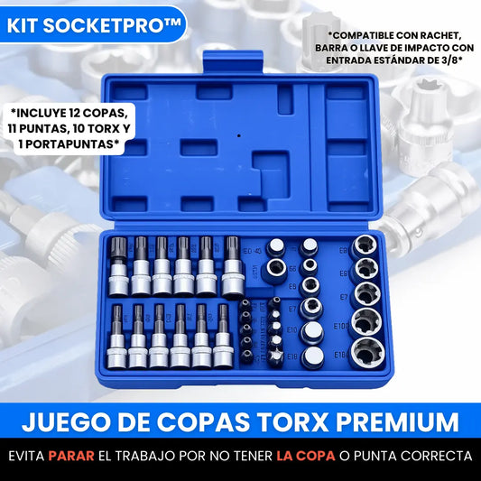 Kit SocketPro™ - juego de copas torx premium