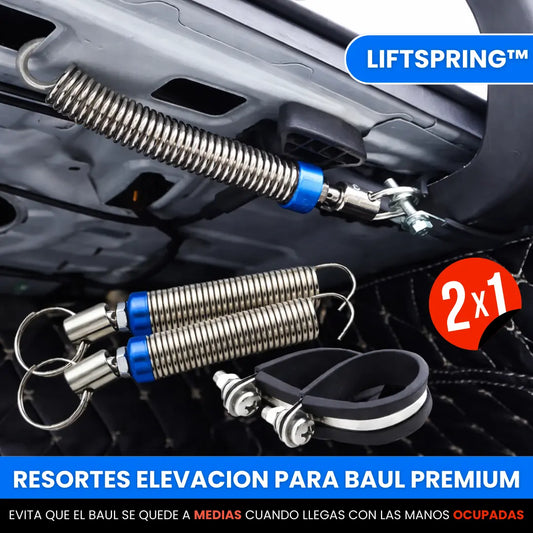 LiftSpring™ - Resortes Elevacion para Baul Premium