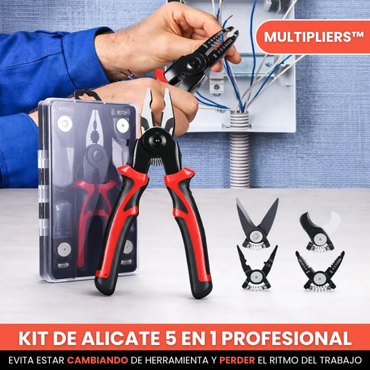 MultiPliers™ - Kit de Alicate 5 En 1 Profesional