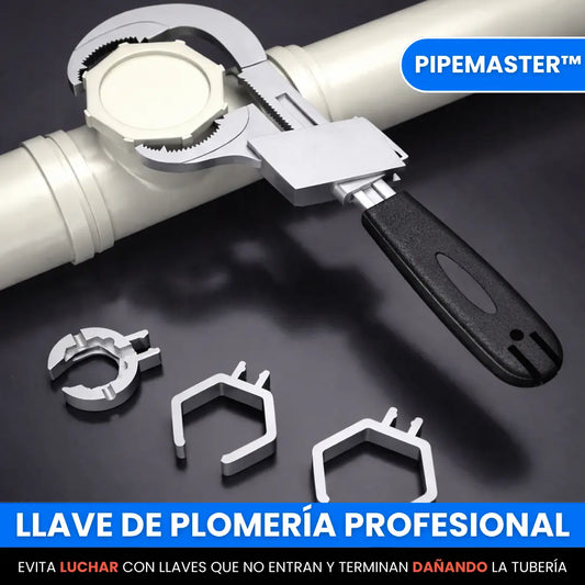 PipeMaster™ - Llave de Plomería Profesional