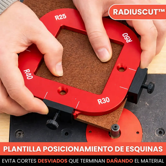 RadiusCut™ - Plantilla Posicionamiento de Esquinas