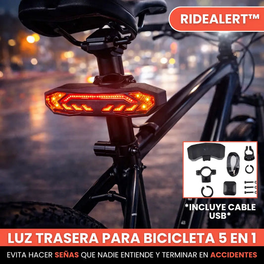 RideAlert™ - luz trasera para bicicleta 5 en 1