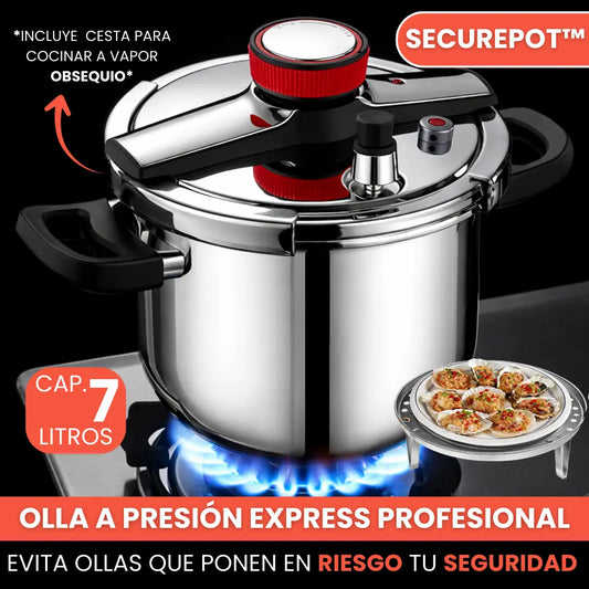 SecurePot™ - OLLA a PRESIÓN express PROFESIONAL