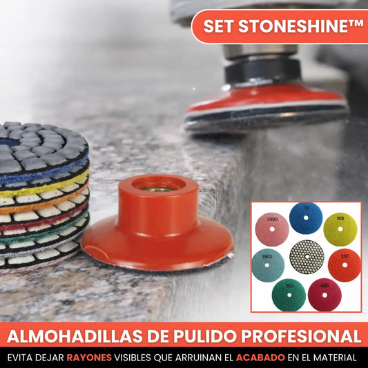 Set StoneShine™ - Almohadillas de Pulido Profesional