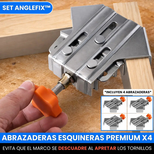 Set AngleFix™ - Abrazaderas Esquineras Premium X4