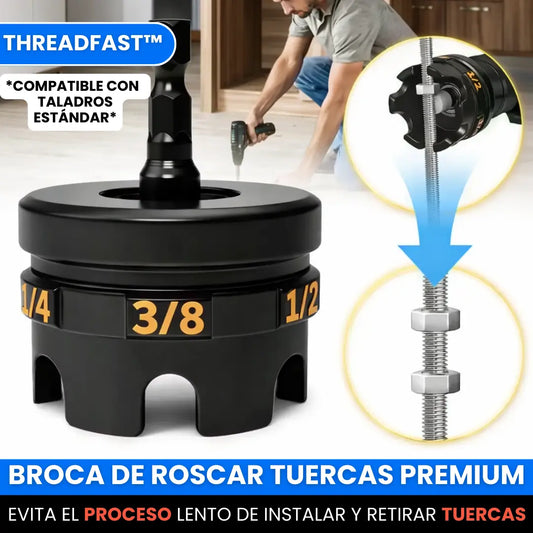 ThreadFast™ - broca de roscar tuercas premium