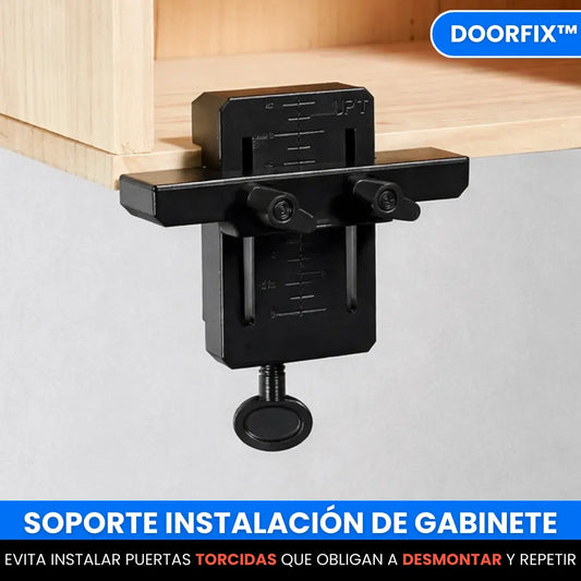DoorFix™ - Soporte Instalación de Gabinete