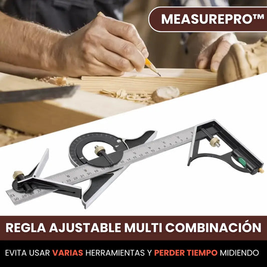 MeasurePro™ - Regla Ajustable Multi Combinación