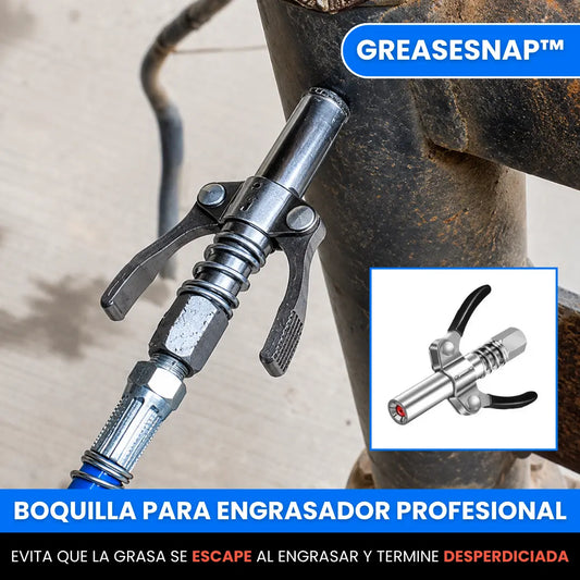 GreaseSnap™ – Acople de Bloqueo para Engrasadora