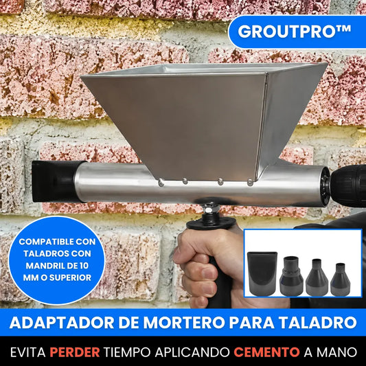 GroutPro™ – Adaptador para Aplicar Mortero con Taladro