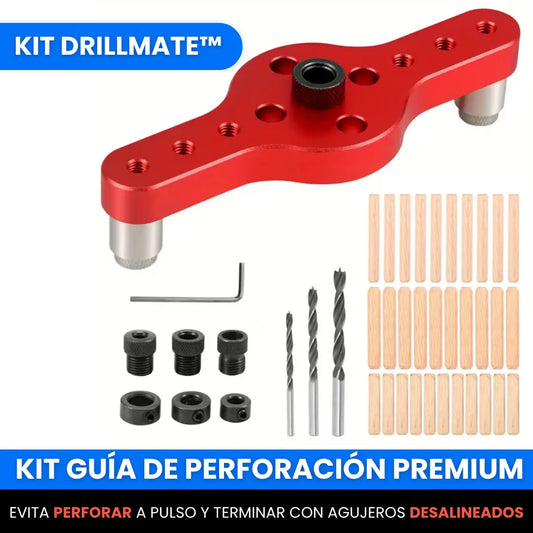 Kit DrillMate™ – Guía de Perforación para Carpintería
