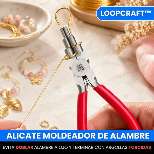 LoopCraft™ – Alicate Moldeador de Alambre para Bisutería