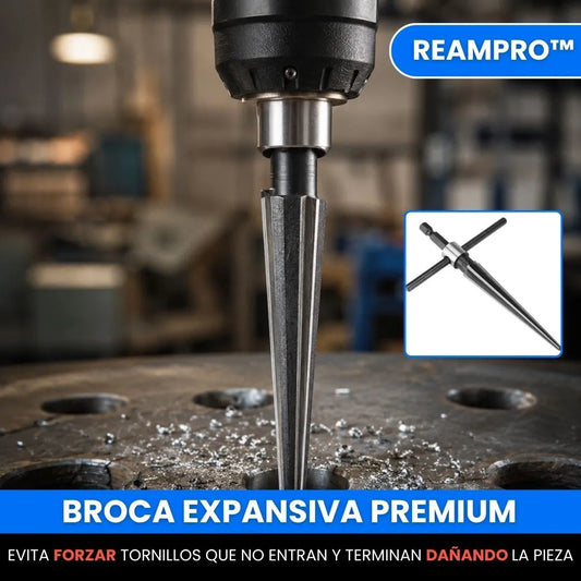 ReamPro™ – Broca Expansiva Cónica para Taladro
