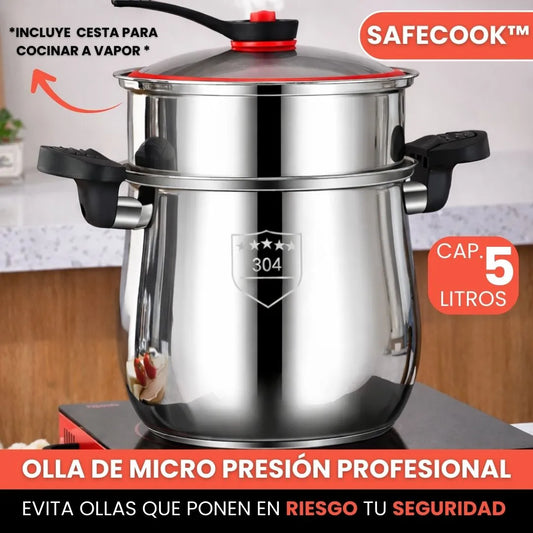 SafeCook™ - Olla De Micro Presión Profesional