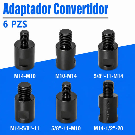 Set AdaptGrip™ – Adaptadores de Rosca para Amoladora