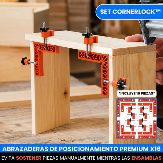 Set CornerLock™ – Set de Escuadras de Posicionamiento 90°