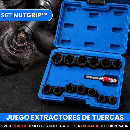 Set NutGrip™ – Juego Extractor de Tuercas