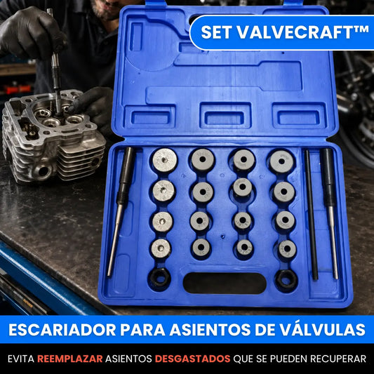 Set ValveCraft™ – Set Rectificador de Asientos de Válvula