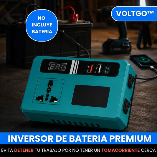 VoltGo™ – Inversor de Batería Portátil 220V