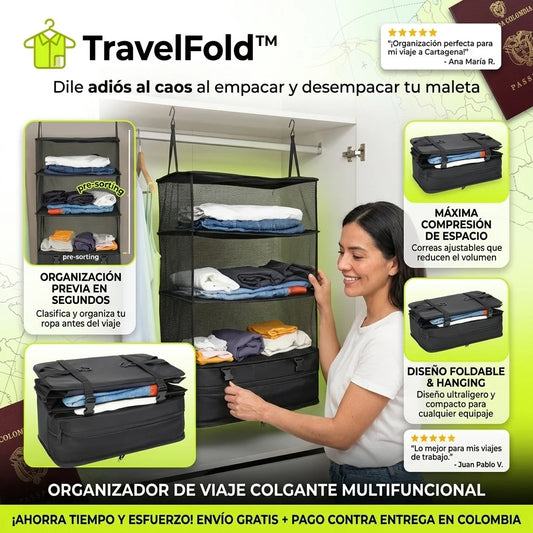 TravelFold™ - Organizador de Maleta Colgante