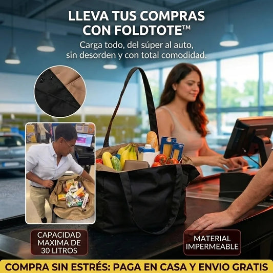 FoldTote™ – Bolso Tote 2 en 1